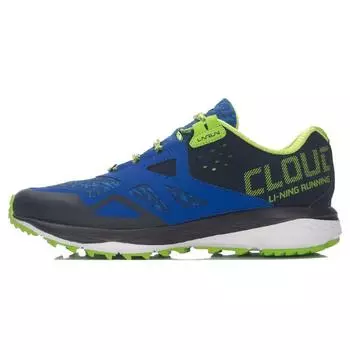 Кроссовки мужские Li Ning Cloud II Wild с защитой от воды и амортизацией, черные, синие, зеленые ARHL059-2 41