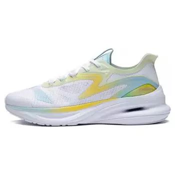 Кроссовки мужские Li Ning Cloud Running Shoes белые зеленые ARST009-2 45