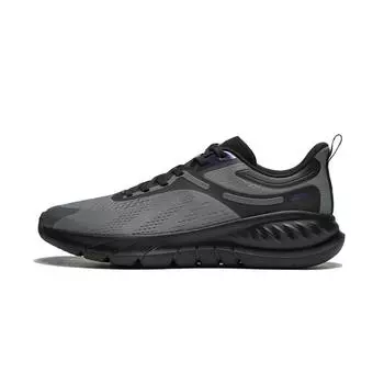 Кроссовки мужские Li Ning Easy Flex V2 мягкие, упругие, амортизирующие, прочные, дышащие, с низким верхом, серые, черные ARSU005-3 39