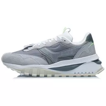 Кроссовки мужские Li Ning Fangyuan Evo с низким верхом, нескользящие, износостойкие, серые AGCR227-2 44