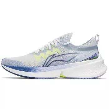 Кроссовки мужские Li Ning Feidian Discovery с низким верхом, амортизирующие, нескользящие, износостойкие, белые, синие, ARMS007-4 42