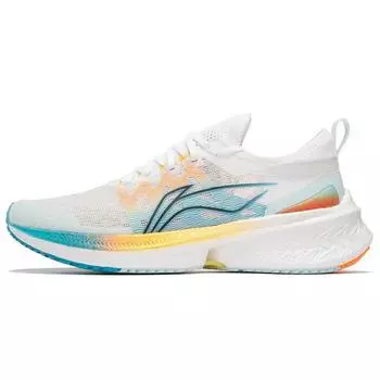 Кроссовки мужские Li Ning Feidian Discovery Shock Absorbation Lightweight Rebound Low Top, белые, синие, желтые, ARMS007-1 40