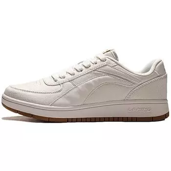 Кроссовки мужские Li Ning из синтетической кожи с низким верхом для скейтбординга, белые AGCP347-1 39