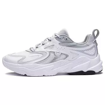 Кроссовки мужские Li Ning Meteor с нескользящей подошвой, амортизирующие, прочные, с низким верхом, белые, серые ARXT009-4 39