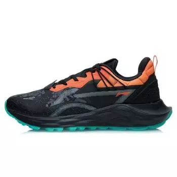 Кроссовки мужские Li Ning Protective Cloud Plus Lightweight Rebound Low-Top, черные, оранжевые, AGLR231-4 43