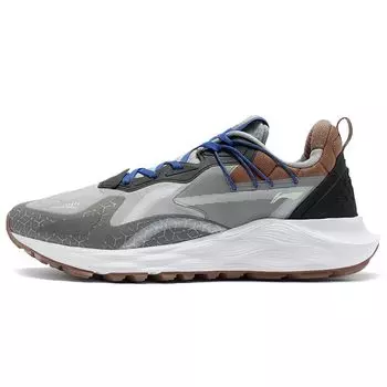 Кроссовки мужские Li Ning Protective Cloud Plus Rebound Low-Top Running Shoes Snow-Gray AGLR231-5 41