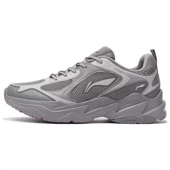 Кроссовки мужские Li Ning Rebound Trend с низким верхом, амортизирующие, дышащие, серые ARLS013-6 41