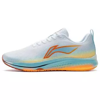 Кроссовки мужские Li Ning Red Rabbit 5 Racing Low-Top для бега, белые, синие, ARMS009-7 43