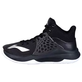 Кроссовки мужские Li Ning Sonic 1 Casual Sports Mid-Top Basketball, черные ABPP029-11 41