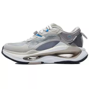 Кроссовки мужские Li Ning Super Infinity Fabric TPU Shock Absorbing Non-Slip Wear Resistance Lightweight Low Top Crossing Shoes Light-Grey AGLR073-4 45
