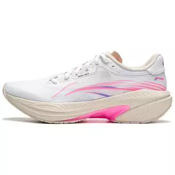 Кроссовки мужские Li Ning Wu Shi 5S 4.0 с амортизацией ладони, белые, розовые, ARSU007-1 39