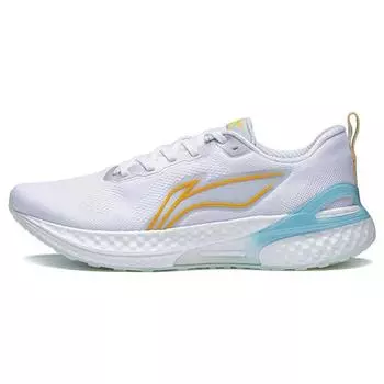 Кроссовки мужские Li Ning Yue Ying Element Cushioning Wear Resistant Rebound Low Top Sneakers White Blue Yellow ARHT007-5 41