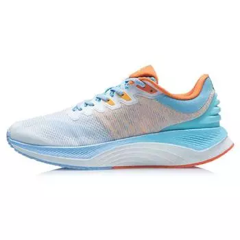 Кроссовки мужские Li Ning Yue Ying с амортизацией, нескользящие, прочные, с низким верхом, синие, оранжевые ARHR127-6 39