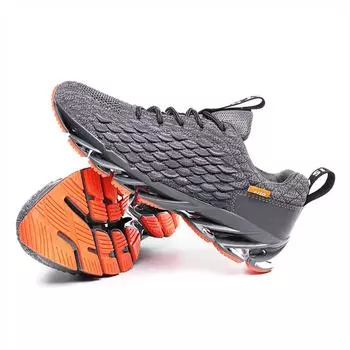 Кроссовки мужские на плоской подошве больших размеров, повседневные, черные, розовые, спортивные, повседневные, специального назначения, высокого качества 5