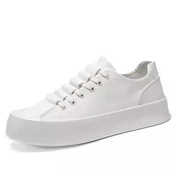 Кроссовки мужские на шнуровке для отдыха на открытом воздухе, новые повседневные туфли для путешествий, легкие кожаные туфли для скейтборда, дышащая мужская вулканизированная обувь 39