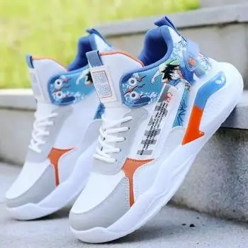 Кроссовки мужские новые баскетбольные кроссовки дышащие уличные спортивные тренировочные спортивные баскетбольные кроссовки Zapatos De Mujer Tendencia 39