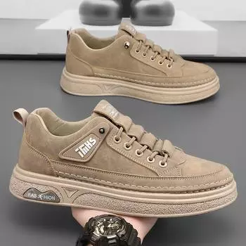 Кроссовки мужские новые повседневные кроссовки легкие на платформе модные уличные осенние универсальные повседневные ретро-туфли для досок Tenis Para Hombre 39 коричневый