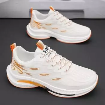 Кроссовки мужские осень 2024 новые сетчатые мужские кроссовки кроссовки мужские амортизирующие сверхлегкие повседневные модные туфли 39