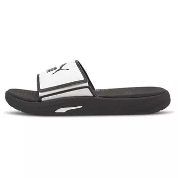 Кроссовки мужские Puma Softride Slide белые черные 382111-05 40.5
