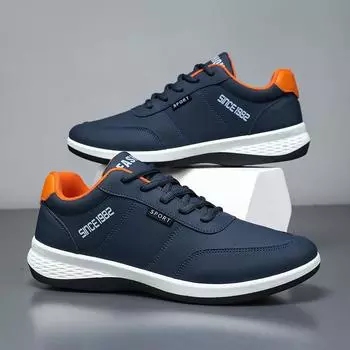 Кроссовки мужские с плоской подошвой спортивные амортизирующие удобные на шнуровке летние тренировочные кроссовки с мягкой подошвой для бега на открытом воздухе 39 чёрный