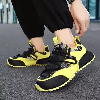 Кроссовки мужские с толстым дном, модные повседневные кожаные туфли на увеличенной платформе, мужские прогулочные туфли, теннис 39 красный