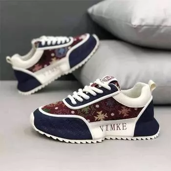 Кроссовки мужские толстые 2025 новый тренд дизайнерская повседневная обувь нескользящие дышащие кроссовки на платформе со шнуровкой вулканизированная обувь 39 чёрный