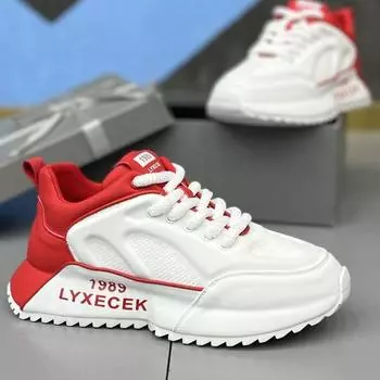 Кроссовки мужские толстые, весенние, новые, универсальные, повседневные, на платформе, для мужчин, дышащие, на шнуровке, теннисные кроссовки для бега Chaussure Homme 39