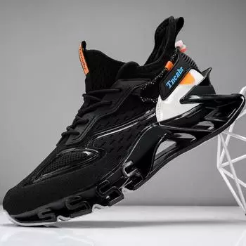 Кроссовки мужские, увеличивающие рост, модные мужские повседневные удобные дышащие кроссовки больших размеров 39 белый