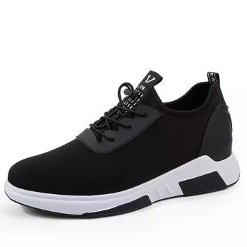 Кроссовки мужские увеличивающие рост туфли стельки 6 см мужские повседневные спортивные высокие туфли для отдыха 37