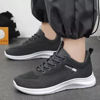 Кроссовки мужские весенние новые дышащие прогулочные удобные туфли повседневные кроссовки 39