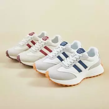 Кроссовки на толстой платформе для женщин, нескользящие, со шнуровкой, легкие, удобные, женские, повседневные, дышащие, для ходьбы, тенниса 35