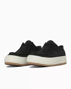 Кроссовки на толстой подошве AS BOARDERSTAR MOCCASIN OX черные см [Converse] (р) 24,0 чёрный