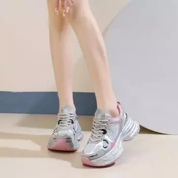 Кроссовки на толстой подошве для мужчин и женщин, брендовая дизайнерская обувь класса люкс, женская повседневная обувь, кроссовки Daddy для девочек, спортивная обувь 35