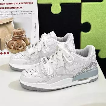 Кроссовки на толстой подошве, мужские дизайнерские кроссовки, модная повседневная кожаная сетчатая дышащая спортивная обувь с увеличенной высотой и толстой подошвой 35 белый