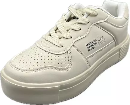 Кроссовки на толстой подошве Simple Snoopy Memory Foam Cute Shoes см [Peanuts] женские PN8299-03 23.0 бежевый