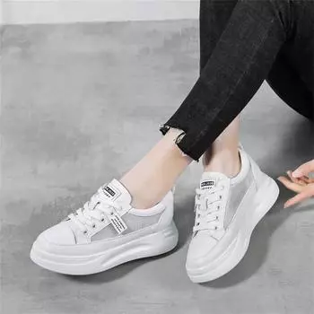 Кроссовки на толстом плоском каблуке, белые, женские, вулканизированные, теннисные ботинки, женские, красные, женские, спортивные, модные, новые, быстрые, профессиональные 35