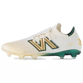 Кроссовки New Balance Aim Leon Dore x Furon V7+ Pro FG белые зеленые металлические золотые унисекс черные SF1FC75 40.5