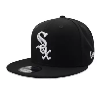Кроссовки New Era MLB Basic SNAP 950 Chicago WHITESOX черно-белые 9FIFTY Snapback чёрный