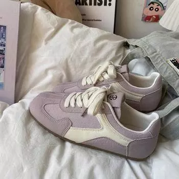 Кроссовки Niche Purple German женские, весна-лето 2025, сетчатые, дышащие, универсальные, для спорта и отдыха, обувь Forrest Gump 35 светло-синий