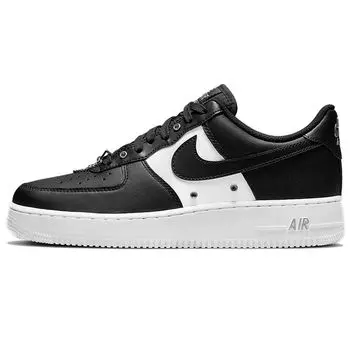 Кроссовки Nike Air Force 1 07 Premium Silver Chain - черные мужские белые металл-серебристые DA8571-001 39