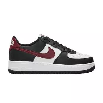 Детские кроссовки Nike Air Force 1 GS Black Dark Team Red Summit-White White FZ4351-001 36
