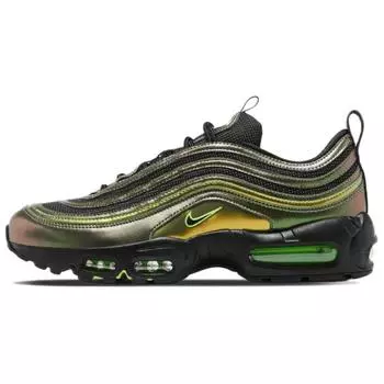 Кроссовки Nike Air Max 95/97 University of Oregon - Storm PE Unisex, золотисто-черные, многоцветные II1714-900 44