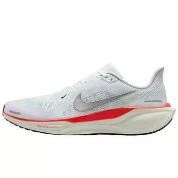 Кроссовки Nike Air Zoom Pegasus 41 Белый Едва зеленый Ярко-малиновый Металлик серебристый(FD2722-115) 40.5