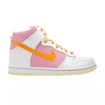 Кроссовки Nike Dunk High Gs White Wht Light-Mln-Perfect-Pink-Lmbn-Chf 316604-181
