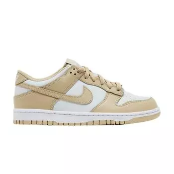 Кроссовки Nike Dunk Low GS Desert Khaki Kids цвета загара, чисто-платиновые FB9109-200 37.5