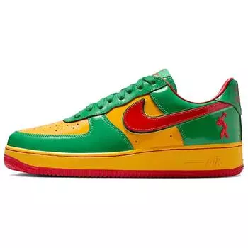 Кроссовки Nike Lil Yachty x Air Force 1 Low Concrete Boys - Lucky Green Unisex Sneakers Mystic-Red University-Gold IH4383-300 36.5