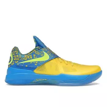Кроссовки Nike Zoom KD 4 Scoring Title 2025 Unisex желтые фото-синие лимонно-твист FZ5916-400 45