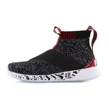 Кроссовки-носки Li Ning Youth Slip-On Детские кроссовки Серые Черные Красные YKCP026-1 38