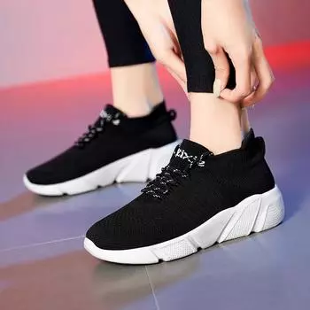 Кроссовки-носки женские роскошные высокие кроссовки для прыжков женские высококачественные модные туфли для девочек беговая обувь женская 2024 трикотажные теннисные туфли 35 камуфляжный