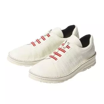 Кроссовки Обувь Удобная обувь Сделано в Японии Итальянская кожа Легкая кожа Натуральная кожа JAL Оригинальный логотип JAL Travel [Chiocciola] Женские белый